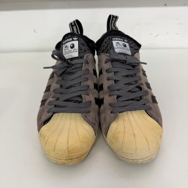 정품) 아디다스 x 베이프 x 네이버후드 슈퍼스타 265