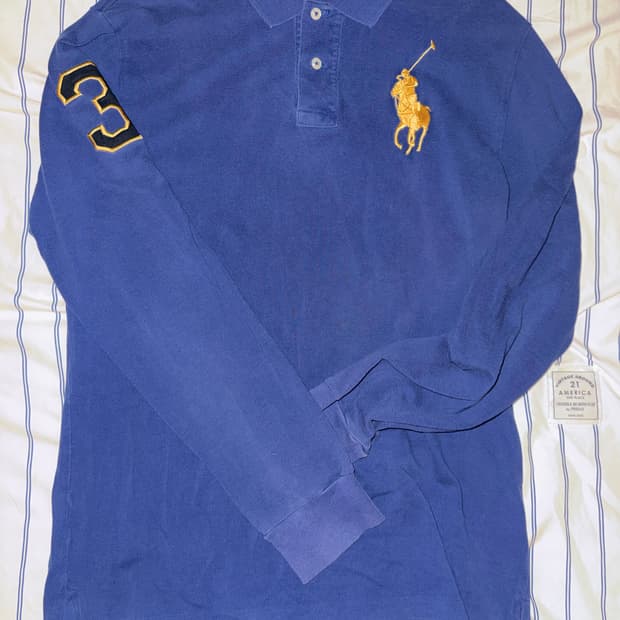 폴로 랄프로렌 빅포니 긴팔 폴로티 XL