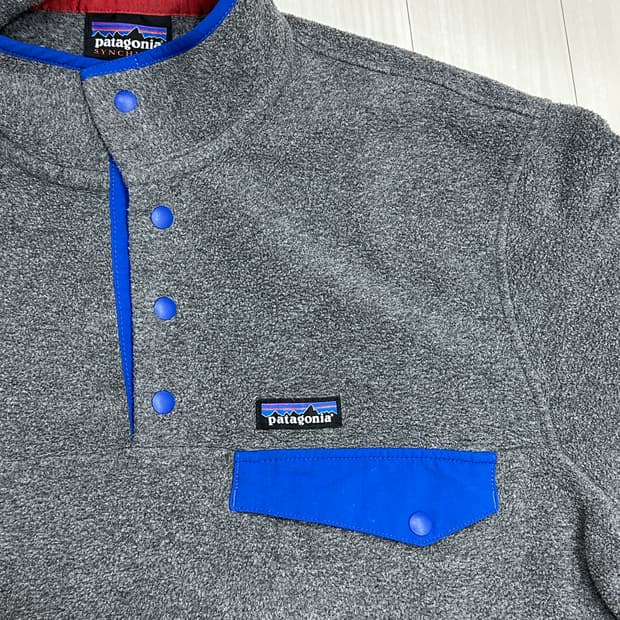 파타고니아 신칠라 L 풀오버 니켈 블루