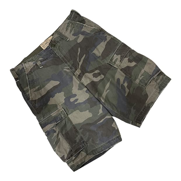 HCO1922 카모 밀리터리 카고 팬츠 반바지 34