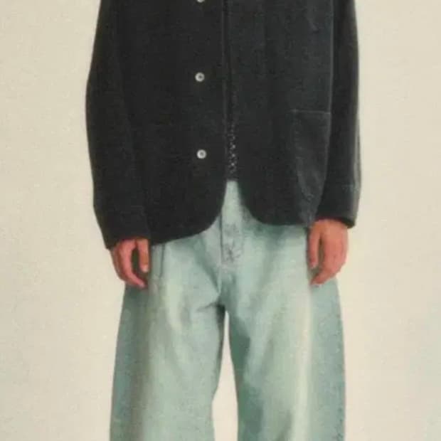 [XL] 아트이프액츠 가먼트 다이드 커버올 자켓 차콜