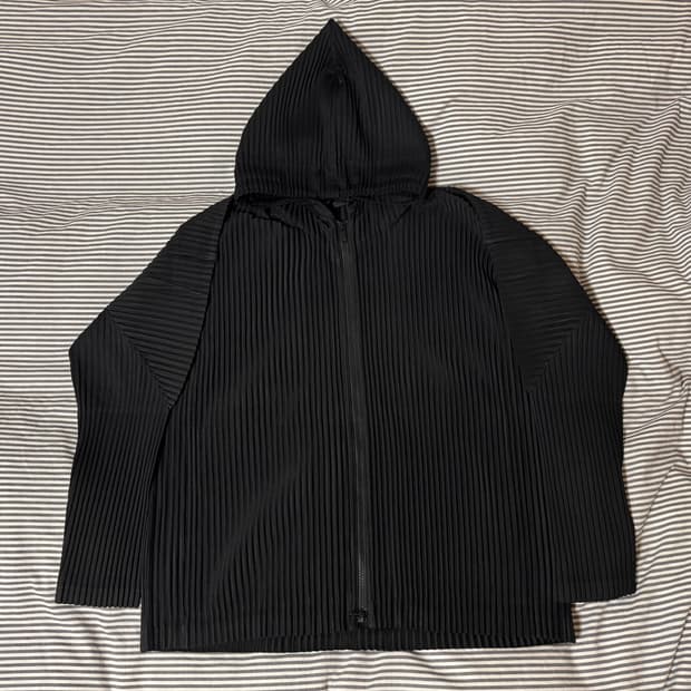 이세이미야케 옴므플리세 집업 후드