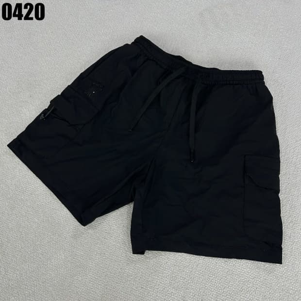 라이프워크 블랙 카고 반바지 남성용 트레이닝복 s