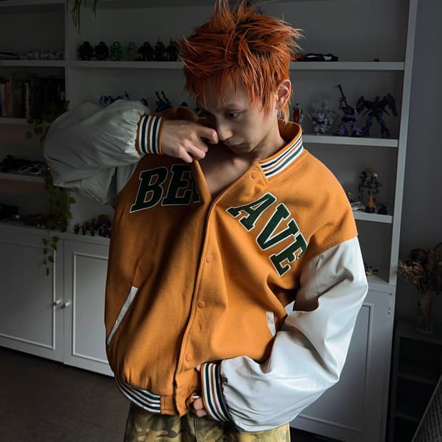 Chip Clip 오버 바시티 자켓