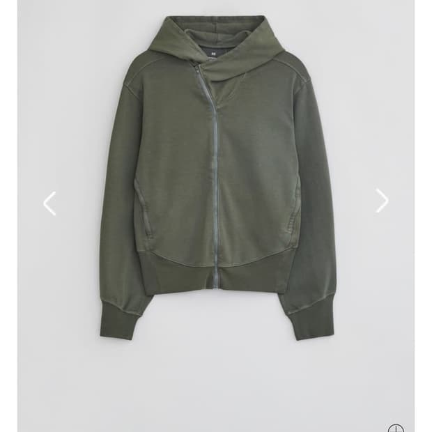 EE 누마레 후드 집업 올리브 L 택뗀 새상품 