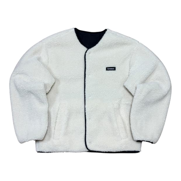 커버낫 리버시블 셰르파 플리스 자켓