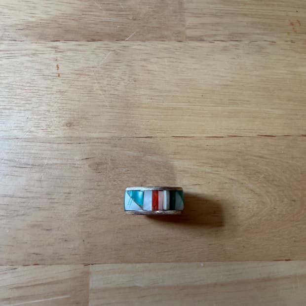 네이티브 아메리칸 인디언 원석 반지