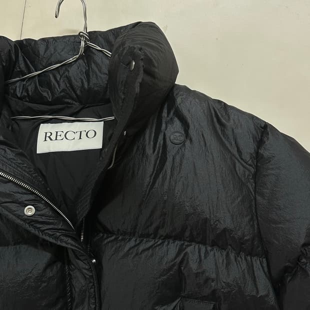 렉토 샤이닝 퀄티드 구스 다운 점퍼