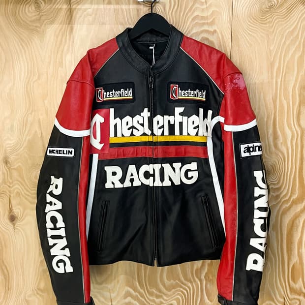 체스터필드 모터사이클 레이싱 램스킨 자켓