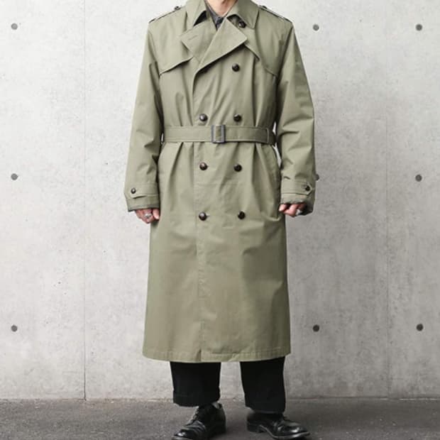 97 Dutch Army Double Trench Coat