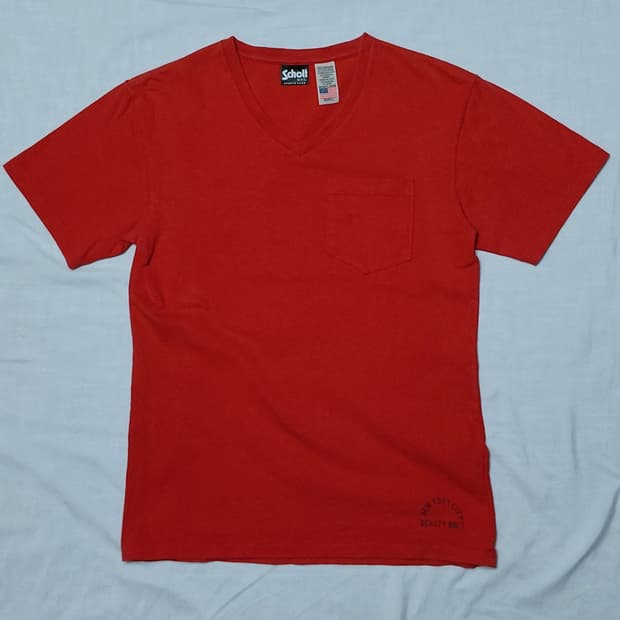 [S] Schott N.Y.C 브이넥 포켓 티셔츠 (USA원단 일본제조)