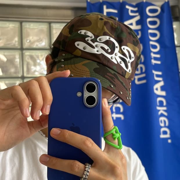 CAMO STUDS CAP 카모 스터드 캡