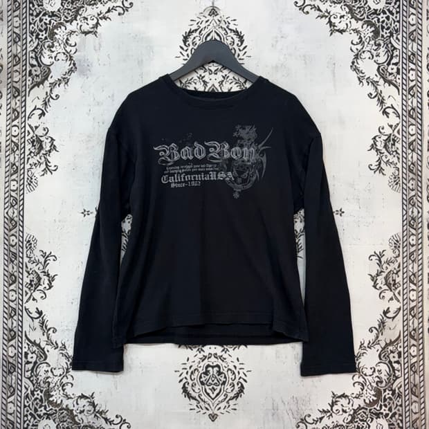 bad boy 프린팅 롱슬리브