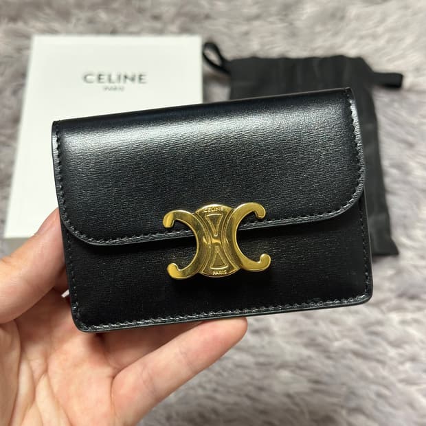 [풀구성] 셀린느 트리옹프 카드지갑 블랙