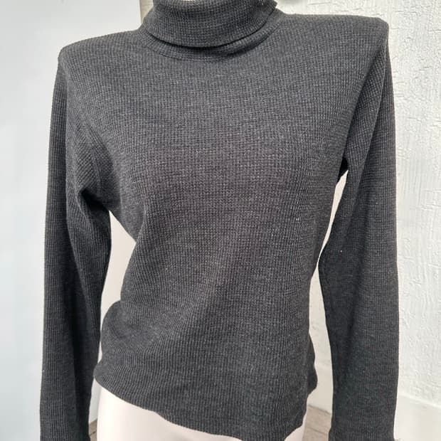 harley davidson grey turtleneck knit