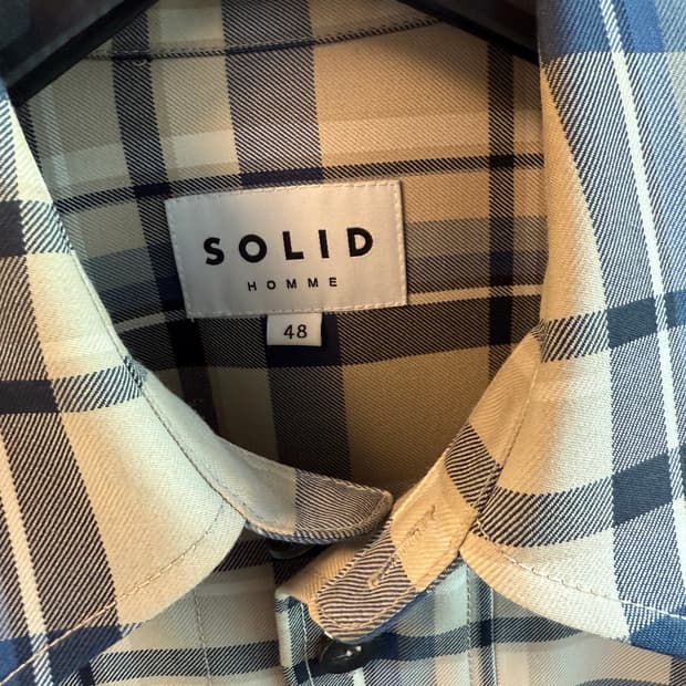 솔리드옴므 셔츠자켓 48사이즈 (100~105사이즈)