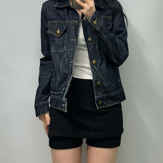 아메리칸어패럴 워싱 데님 자켓