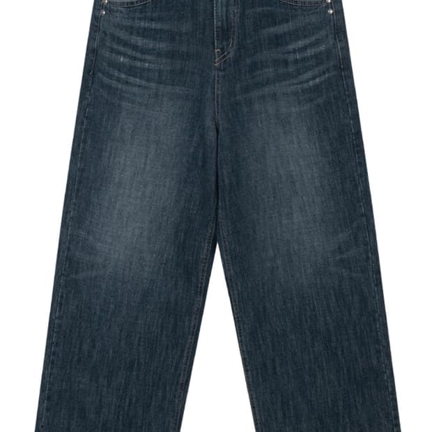 ASON FADE DENIM WASHING PANTS / BLUE