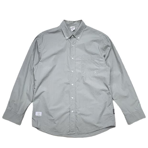 OUTDOOR PRODUCTS 카키 코튼 셔츠 S