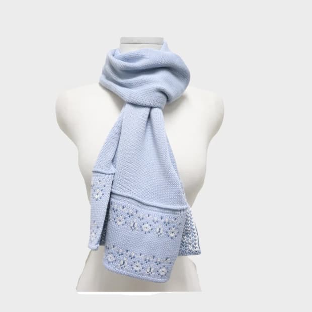 BONHEUR DUJOUR 울 혼방 머플러 63371