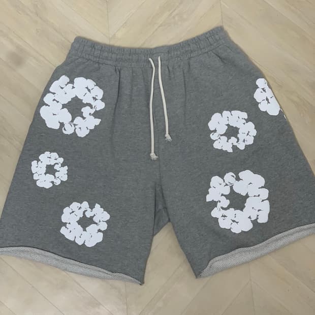 데님티어스 반바지 쇼츠 그레이 XL