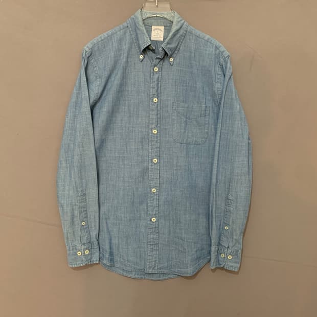 S 브룩스브라더스 리젠트핏 샴브레이 셔츠 남방