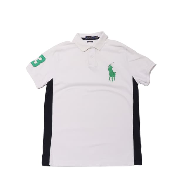 폴로랄프로렌 빅포니 배색 폴로 반팔 카라티 size L