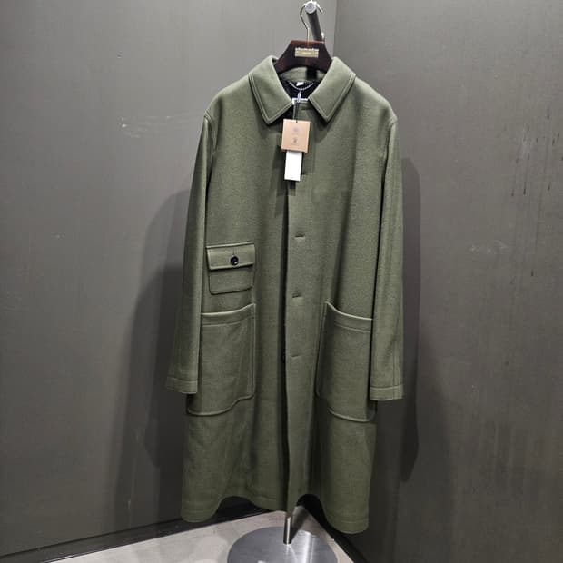 버버리 밀리터리 포켓 발마칸 코트