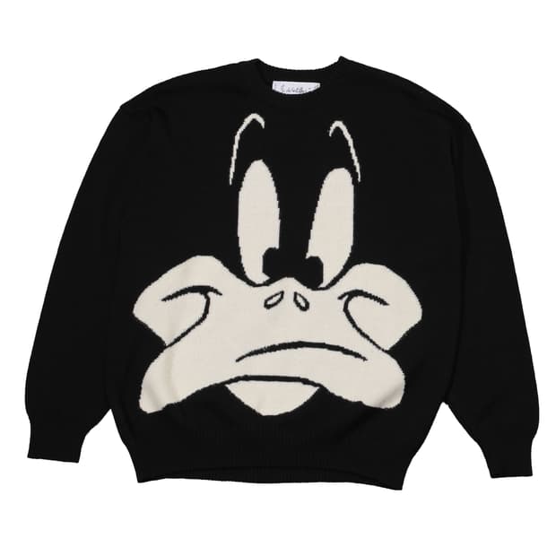 Castelbajac Daffy Duck knit (흑백)