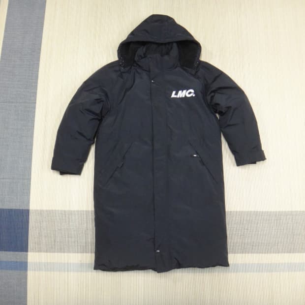 (105-110) 엘엠씨 LMC 남성용 다운 롱 파카 블랙