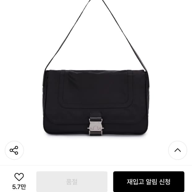마뗑킴 버클백 블랙