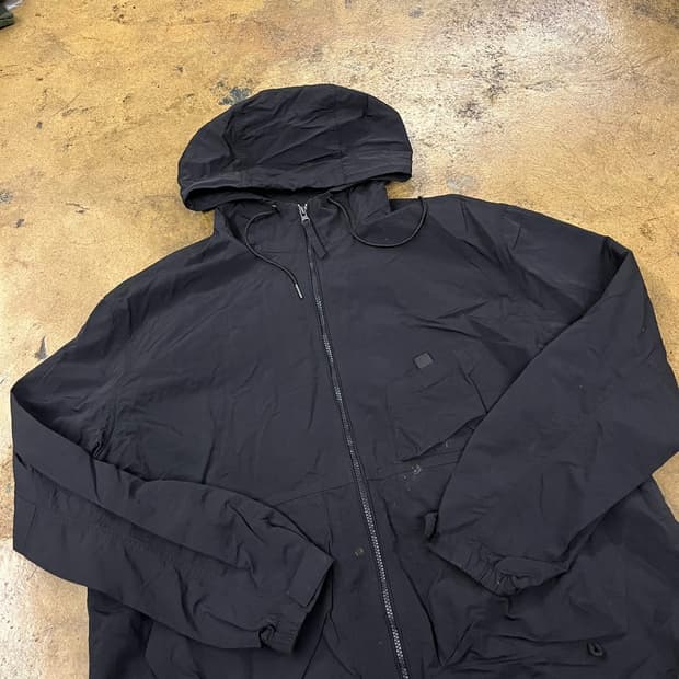 [정품/XL] 에스피오나지 블랙 후드 바람막이 자켓 b10