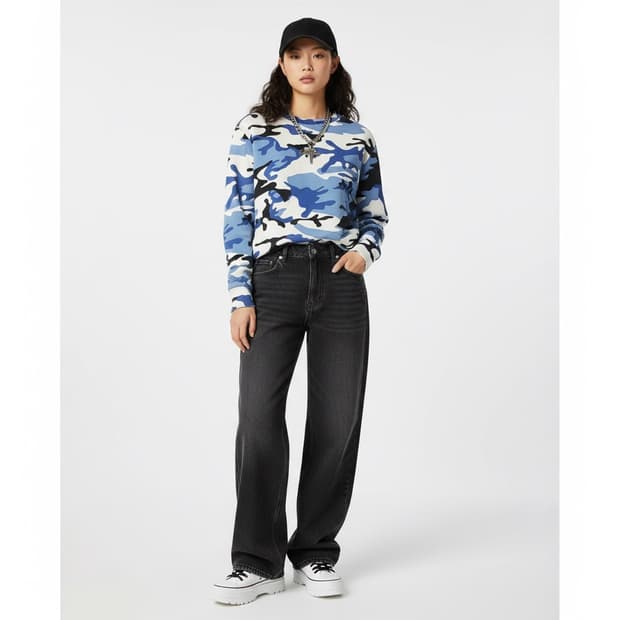 산드로 카모 맨투맨 티셔츠 XL