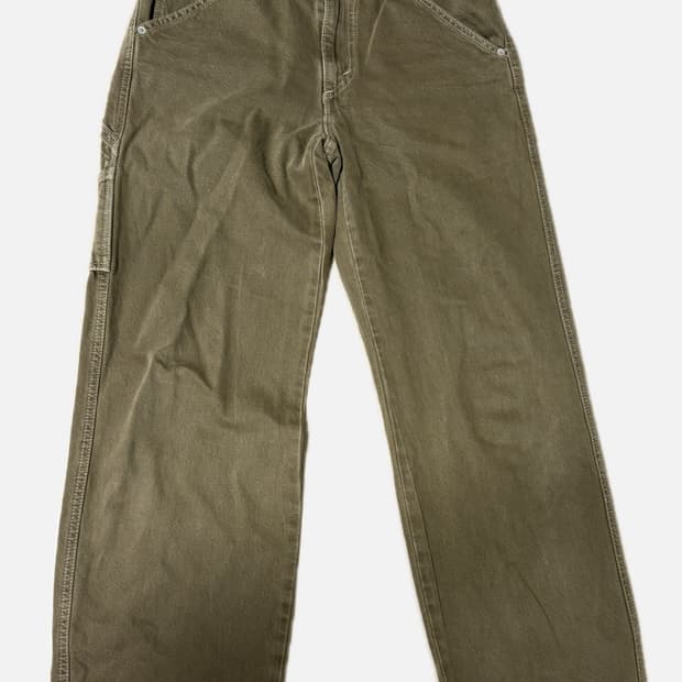 리바이스 오리지널 카키 브라운 진