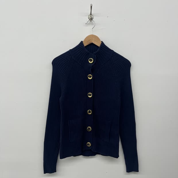 폴로랄프로렌 니트 가디건 네이비 골드버튼 여/S