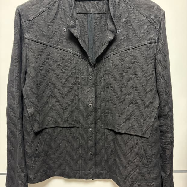 블랙멀 collarless jacket M