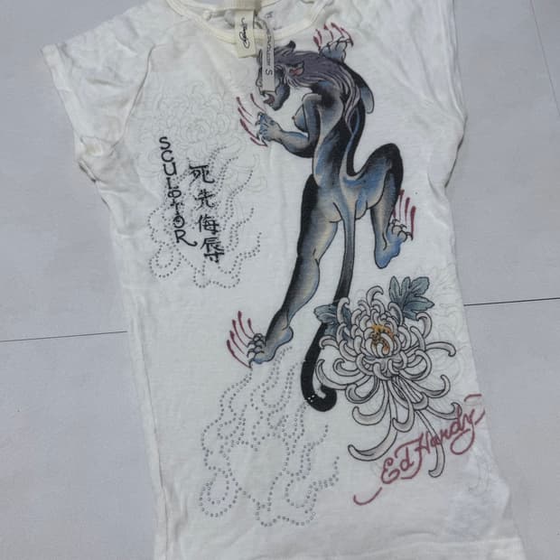 Ed hardy x scupltor 에드하디 스컬프터 탑