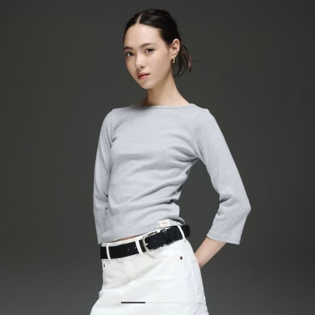 글로니 3/4 컴포트 티 그레이