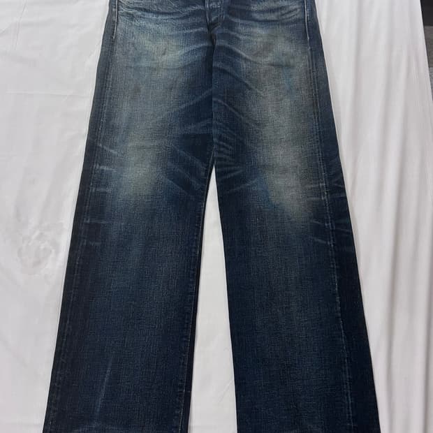 RRL 빈티지 파이브 포켓 기빈스 데님 진 33x34