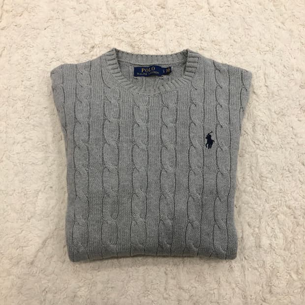 폴로 랄프로렌 케이블 니트
