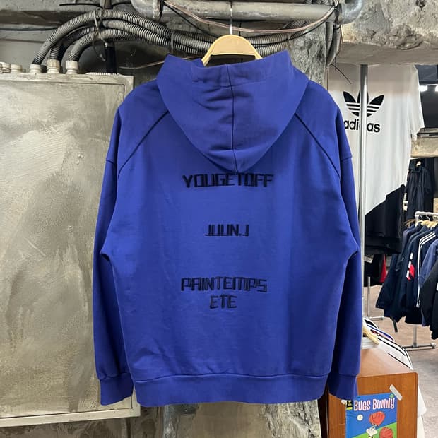 준지 juun.j 22 fw 후드티 블루 S #csz2679