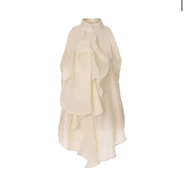 TARE 테어 플로럴 블라우스 Floral Leaf Blouse