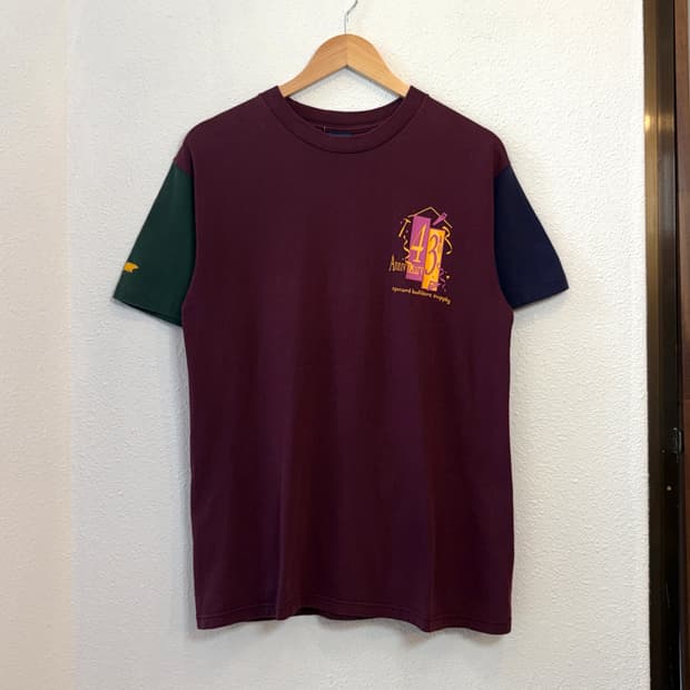 [M] USA BELTON color graphic T-shirt