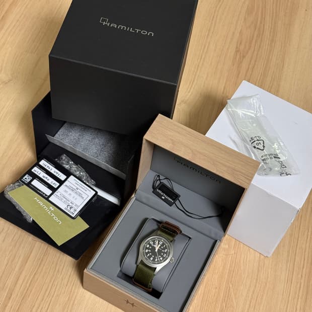 헤밀턴 카키필드 메카니컬 38mm