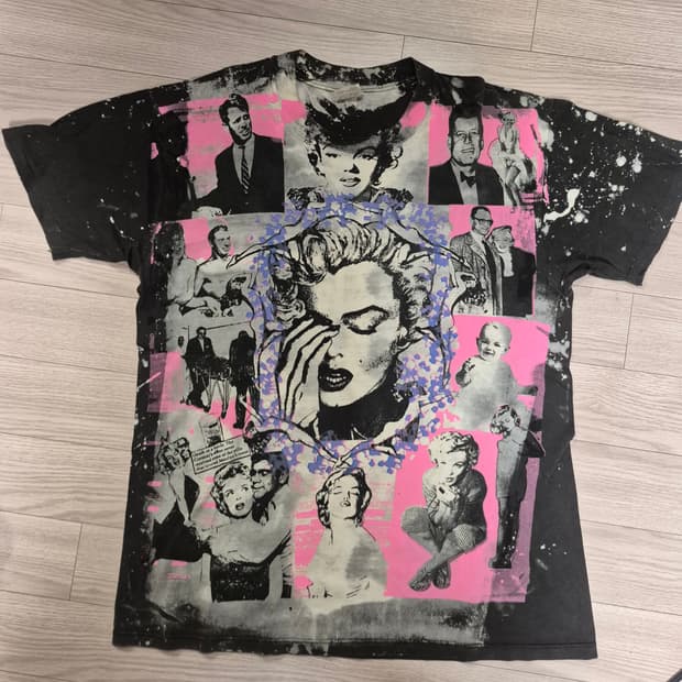 90's made in USA  Stedman 마를린먼로 그래픽 티셔츠