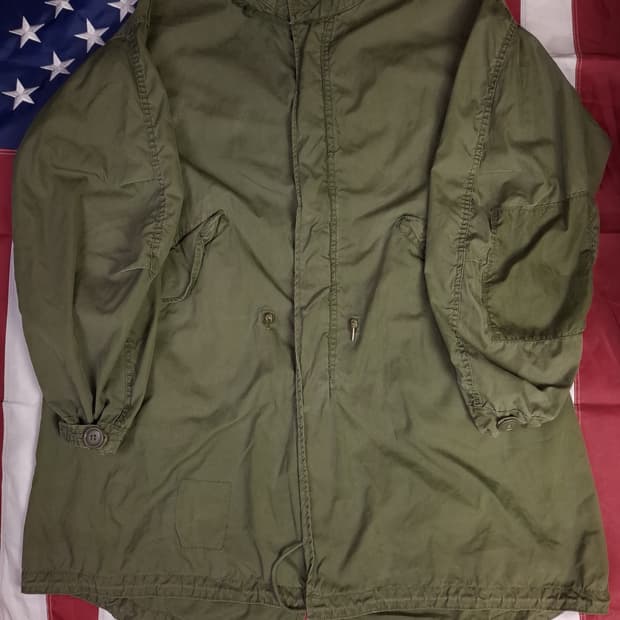 오리지날 미군 1세대 M-65 피쉬테일 개파카