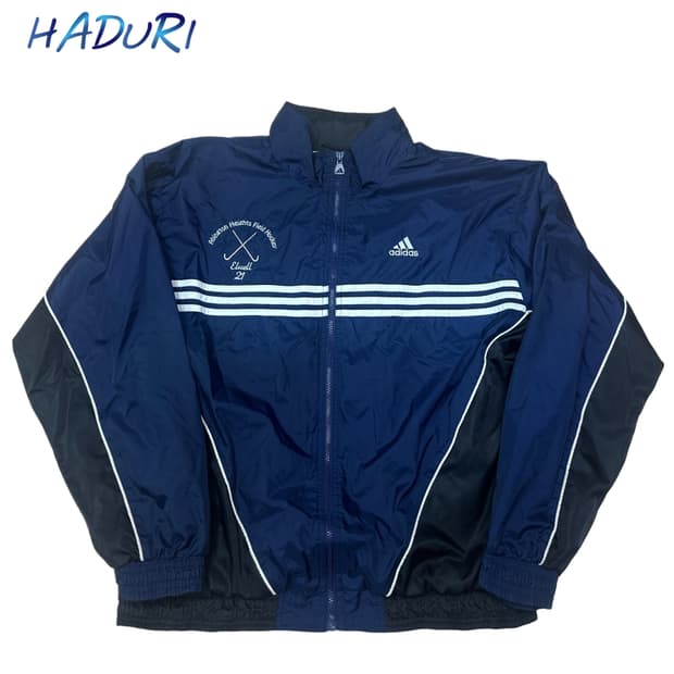 아디다스 90s 하이트 필드하키 네이비바람막이 L