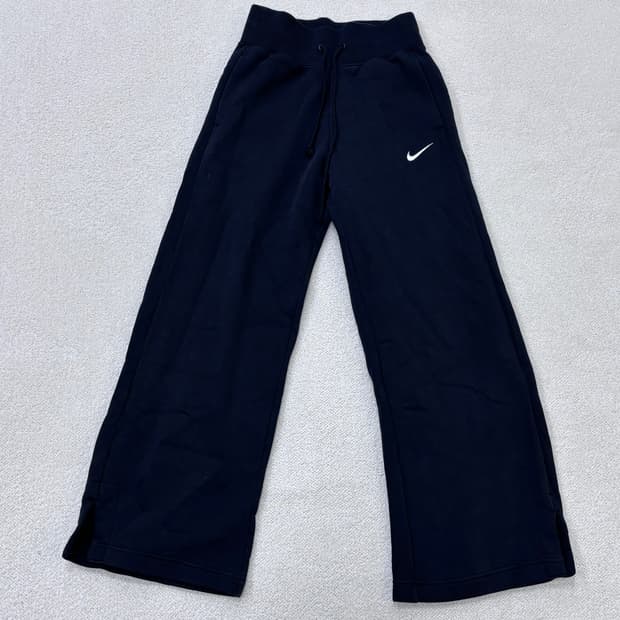 XS 나이키 기모 와이드 레그 팬츠 0311E
