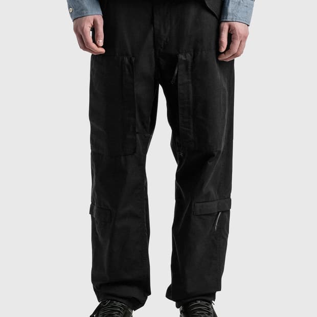 엔지니어드가먼츠 에어크루 울 팬츠 블랙 M