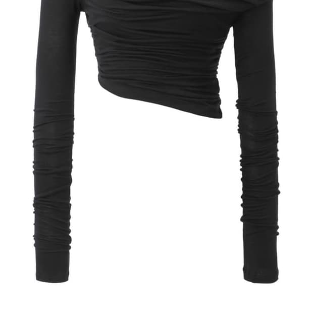 쓰리타임즈 드레이프탑 블랙